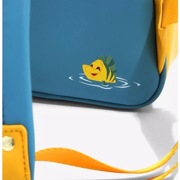New Loungefly Disney The Little Mermaid Ariel & Eric Beach Backpack - Picture 2 of 5